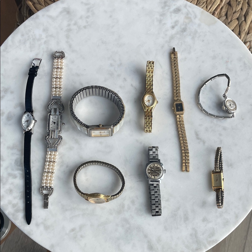 9 pc vintage women’s watch bundle